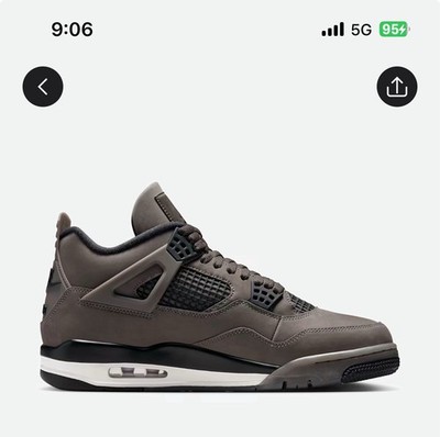 Nike Air Jordan 4 Retro Cave Stone FV5029-200 Men's Size 15