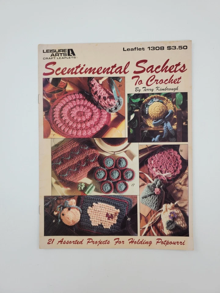 6X Various Crochet Booklets Vintage Leisure Arts Annie's Attic Lot F - Image 3 of 4