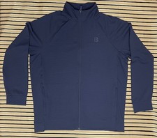BENCH Urban wear Men's Full Zip Athletic Lightweight Jacket Size: Large, Blue.