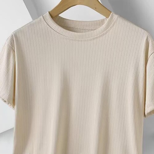 Mens Casual Short Sleeve Activewear T Shirt Solid Color for All Seasons - Picture 8 of 26