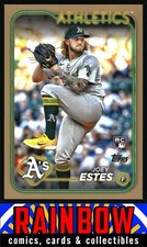 2024 Topps Update #US130 Joey Estes Rookie Oakland Athletics
