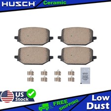 Pair Rear Ceramic Pads w/ Hardware for 2020 - 2025 Ford Explorer Lincoln Aviator
