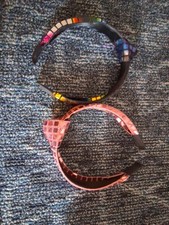 Unique Bargains 2 Pcs Straw Rattan Sponge Headband Bohemian Style Knotted Hair H