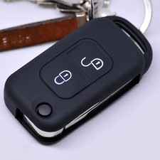 Auto Schlüssel Schutz Hülle Schwarz für Mercedes Benz SLK A-Klasse R170 W168 Auto Schlüssel Schutz Hülle Schwarz für Mercedes Benz SLK A-Klasse R170 W168