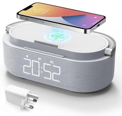 Colsur Bluetooth Lautsprecher FM Radio 15W Wireless Charger FM Radio iPhone 15 16 17