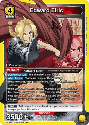 Edward Elric Foil - UE09BT/FMA-1-012 NM - Union Arena