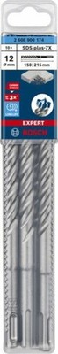 10x Bosch EXPERT SDS plus-7X Hammerbohrer Ø 12mm Länge 150 / 215mm