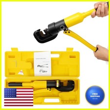 LEYSRIS Manual Hydraulic Rebar Cutter 13 Ton 4-22mm with Toolbox