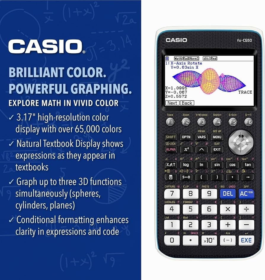 Casio FX-CG50 Graphing Calculator - Black for sale online | eBay