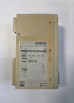 SAIA Burgess Processor Module PCD4.M110 PCD4.M11 Version F