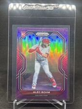 2021 Panini Prizm - Tier II Alec Bohm #140 Purple Prizm (RC)