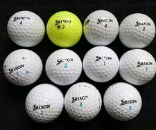 11 X Srixon Golf Balls Z-Star & UltiSoft Used But Great Condition