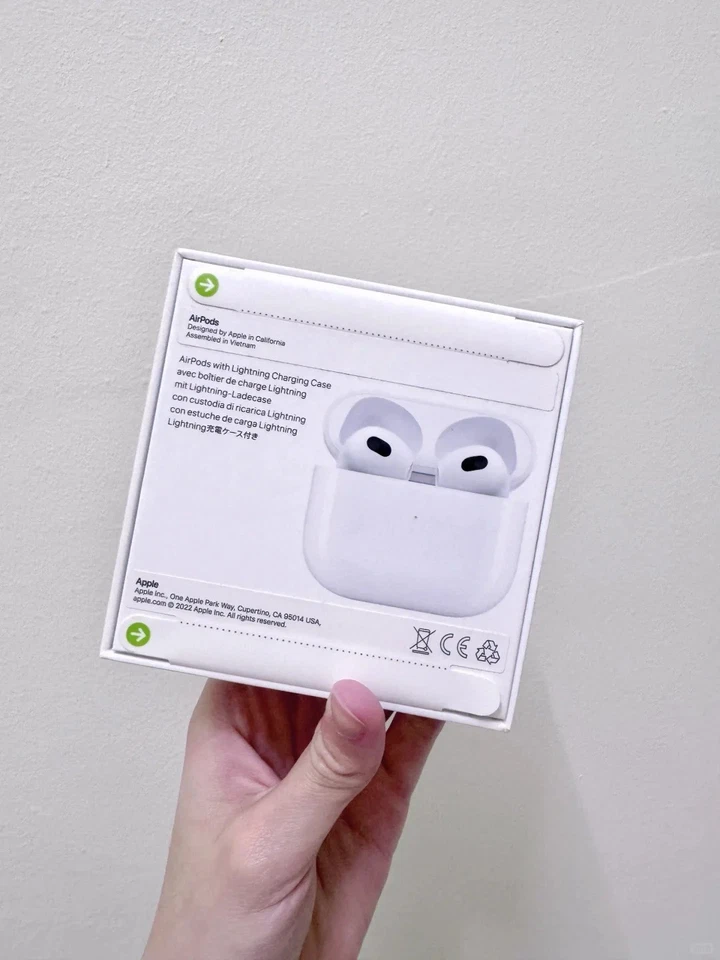 🍎NUEVOS Auriculares Bluetooth Inalámbricos Generación 3RD Sellados - Blancos Foto 2 de 4