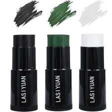 Face Body Paint Stick BLACK WHITE GEEEN  Water Resistant Sports Body Makeup Ath
