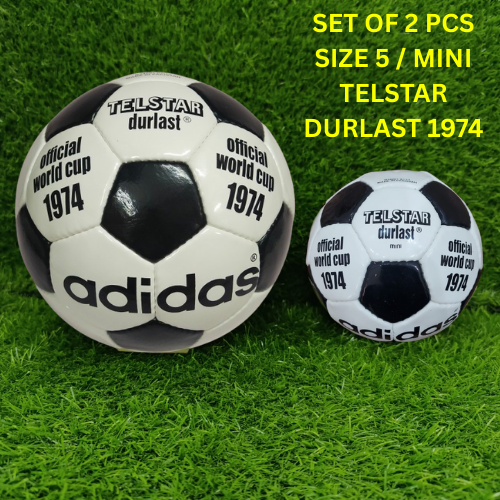 ADIDAS TELSTAR DURLAST 1974 OFFICIAL WORLD CUP FOOTBALL SOCCER