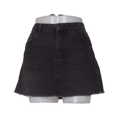 BDG by Urban Outfitters, Jeansrock, Größe: L, Schwarz, Baumwolle, Einfarbig #Vwu