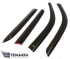 Tape-on Windows Visors Deflector Sun Rain Guard For Subaru Baja 2002-2006