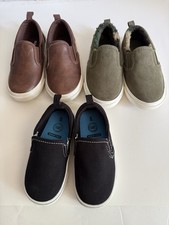 Lot Of 3 Pairs Toddler Size 6 And 7 Boy Shoes Sneakers Old Navy Wonder Nation