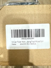 CZC AUTO Red Lens Trailer Hitch Cover with 12 LED Brake Light Fit 2" NEW in box