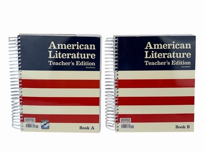 American Literature Teacher's Third Edition Book A And B Spiral Bound BJU Press