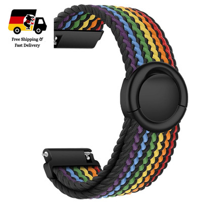 Nylon Geflochtenes Armband 22mm Quick Release Schnalle für Uhren
