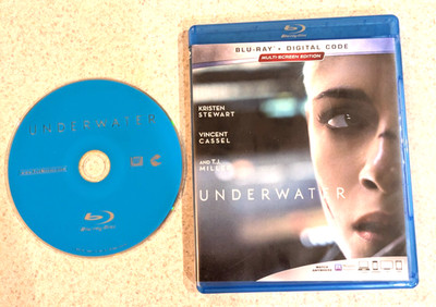 Underwater Blu-ray 2020 Kristen Stewart Cassel TJ Miller Tested Dig Expired