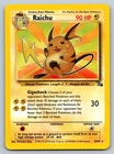 Raichu 29/62 NM Fossil Pokemon Unlimited