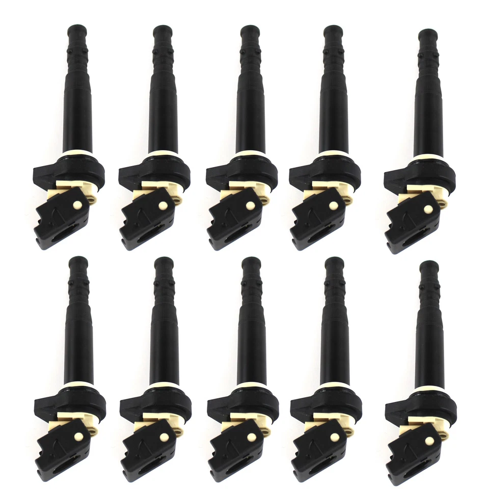 10x Ignition Coils 12137841556 For 2006-2010 BMW M5 M6 5.0L V10 E60 E63 E64 5.0L - Imagem 3 de 4