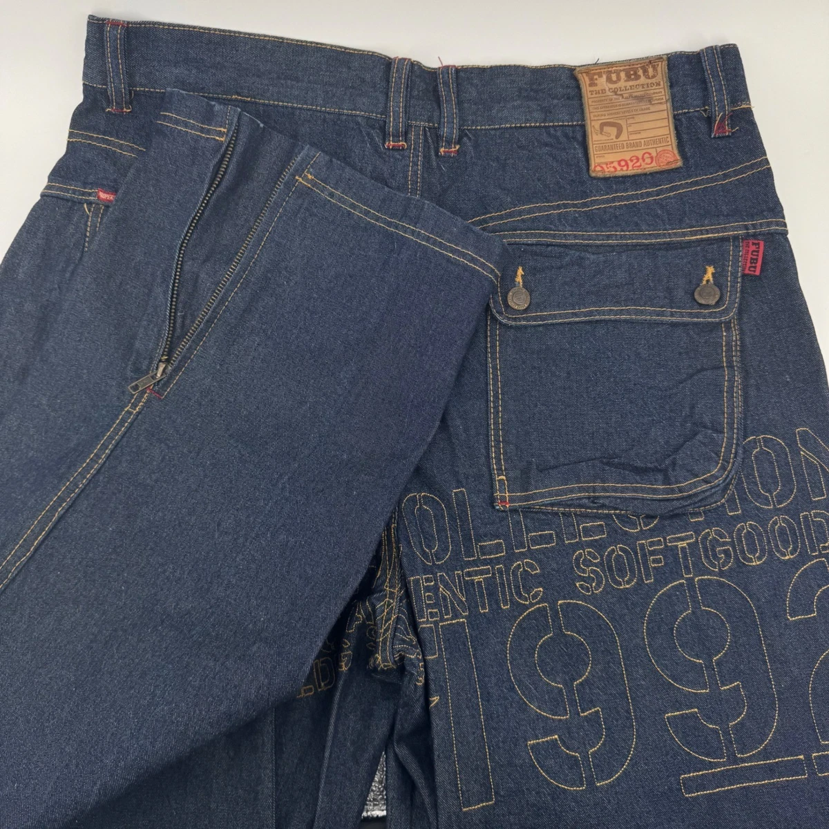 Hip Hop 33 Inseam Vintage Jeans for Men for sale | eBay