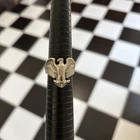 Vintage Large Eagle Biker’s Statement Ring Sterling Silver Size 11 | 10.7G