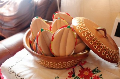 Mexican Torta Faux Leather Coin Purse