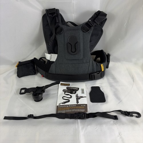 Cotton Carrier CCS G3 1 Camera Harness  686GRAY VGC Pre-Owned