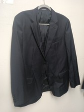 Emporio Armani Suit Jacket Mens Size 44 Navy Coat Blazer Formal Business