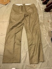 WWII US ARMY INFANTRY M1937 WOOL FIELD TROUSERS-LARGE 36 WAIST