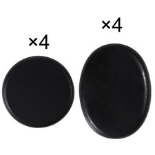 4x Professionale Hot Stone Massage Set di Basalto Rocce Calde Pietre Spa