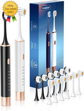 Sonic 2 Pack Electric Toothbrush for Adults and Kids, Travel Toothbrush