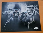 Joe Klecko & Marty Lyons signed New York Jets 8x10 photo autograph JSA COA