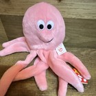 Ty Beanie Babies Inky Pink Octopus Plush Beanbag, Vintage 1994 — photo 1