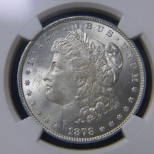 確認用　割れています。 MS 62 Graded 1878 Year Morgan US Dollars (1878-1921) for sale | eBay