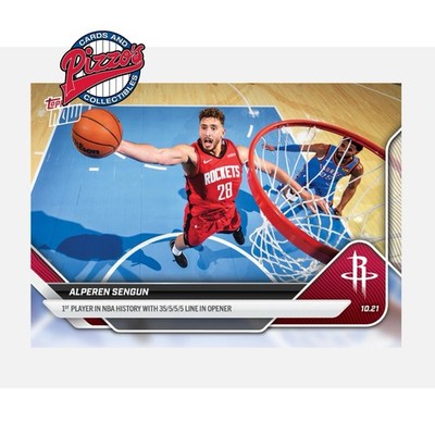 Alperen Sengun 35/5/5/5 Opener 2025-26 NBA Topps NOW Card 4 In
