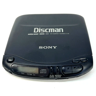 Defect For parts* Sony Discman D-131 CD Player Mega Bass Power confirmed - Bild 1 von 4
