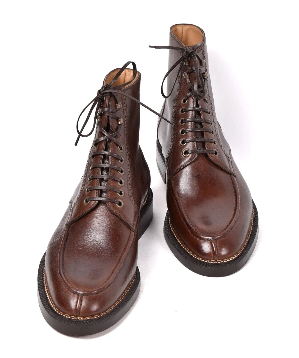 NEW Enzo Bonafe handmade Norvegian split toe boots US 10 UK 9 EU