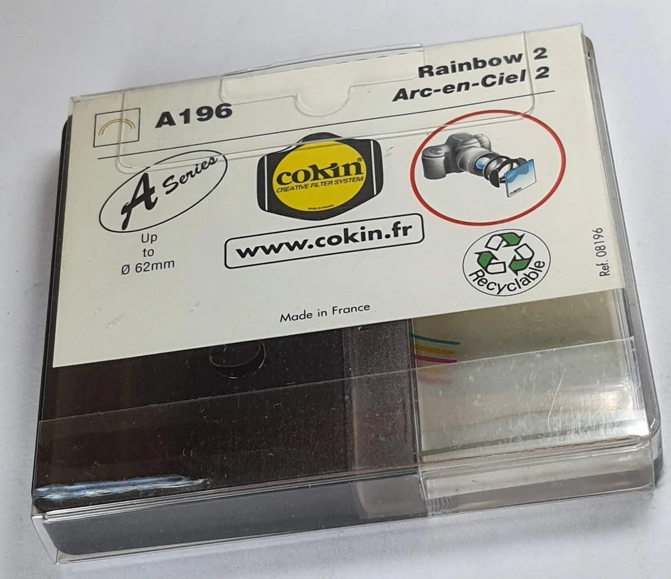 COKIN CREATIVE FILTER A SERIES SYSTEM A A196 Rainbow 2 Resin Filter - Image 2 of 4