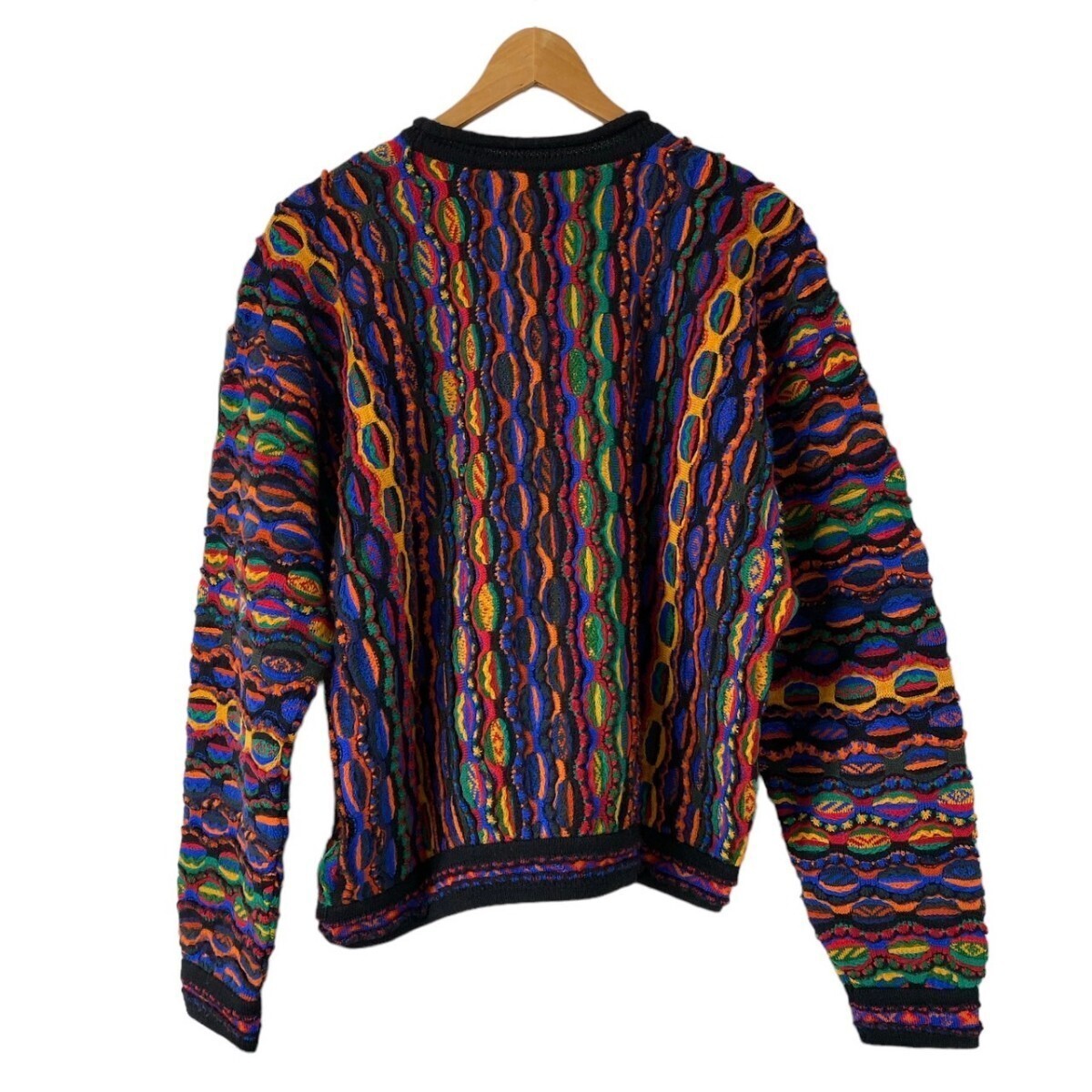 COOGI 3D knit sweater wool M size black good condition | eBay