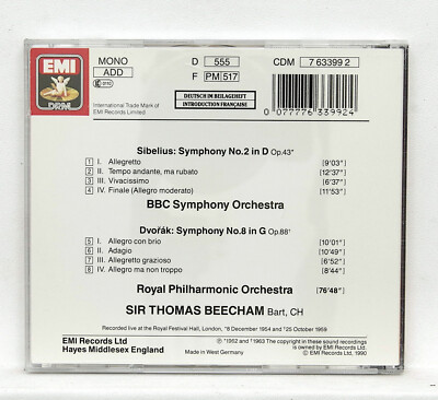 【中古】 A. Dvorak Symphony No.2 In B Flat Dvořák: Symphony No. 2 in B-flat major, Op. 4, B 12 (with
