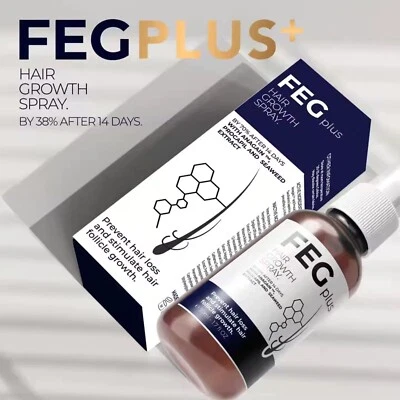 FEG Plus Hair spray Growth Anti Hair Loss Hair Growth Treatment Oil -50ML