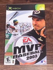 MVP Baseball 2003 MLB 03 XBOX Instruction Manual Only