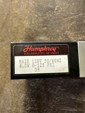 HUMPHREY 120V SOLENOID VALVE M420 0-125 PSI