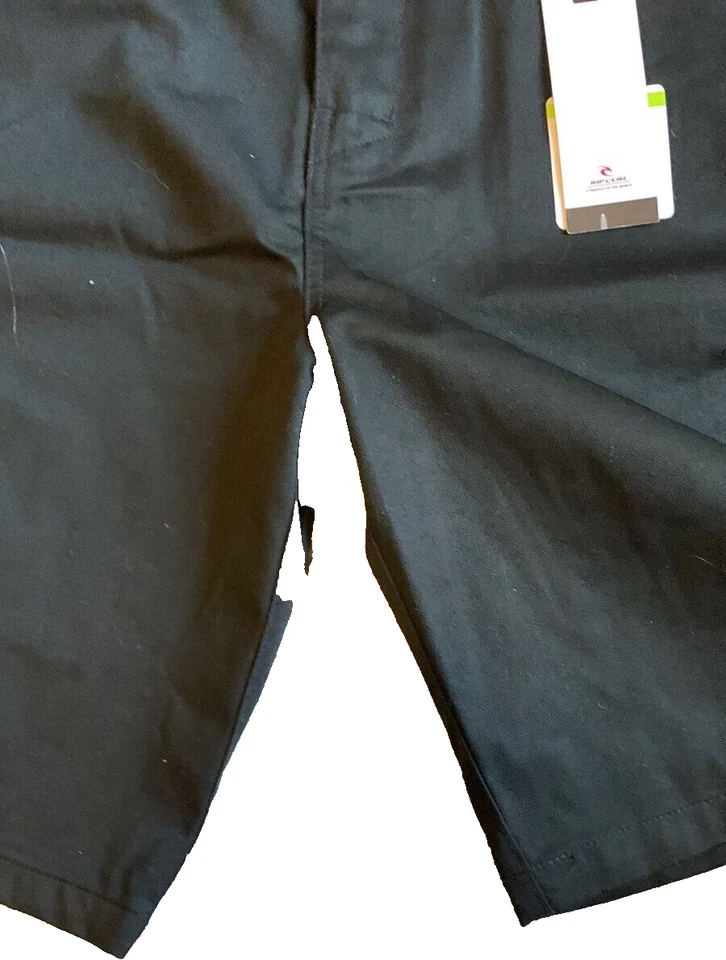@ Rip Curl Passenger Walk Shorts Black Size 36 Leg Length 21 Tailored Fit NWTs - Image 4 of 4