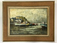 Huile sur toile " marine " de Louis Henri LEMIRRE